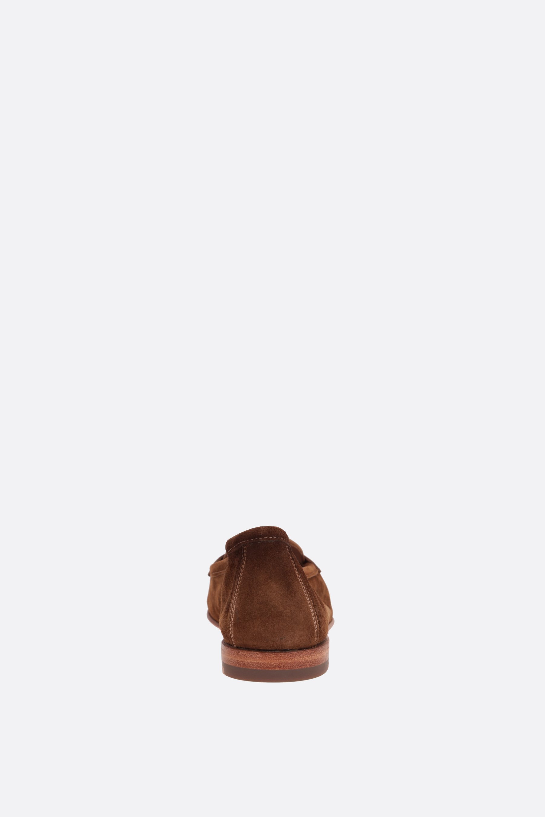 SANTONI mocassino penny Carla in suede Offerta esclusiva