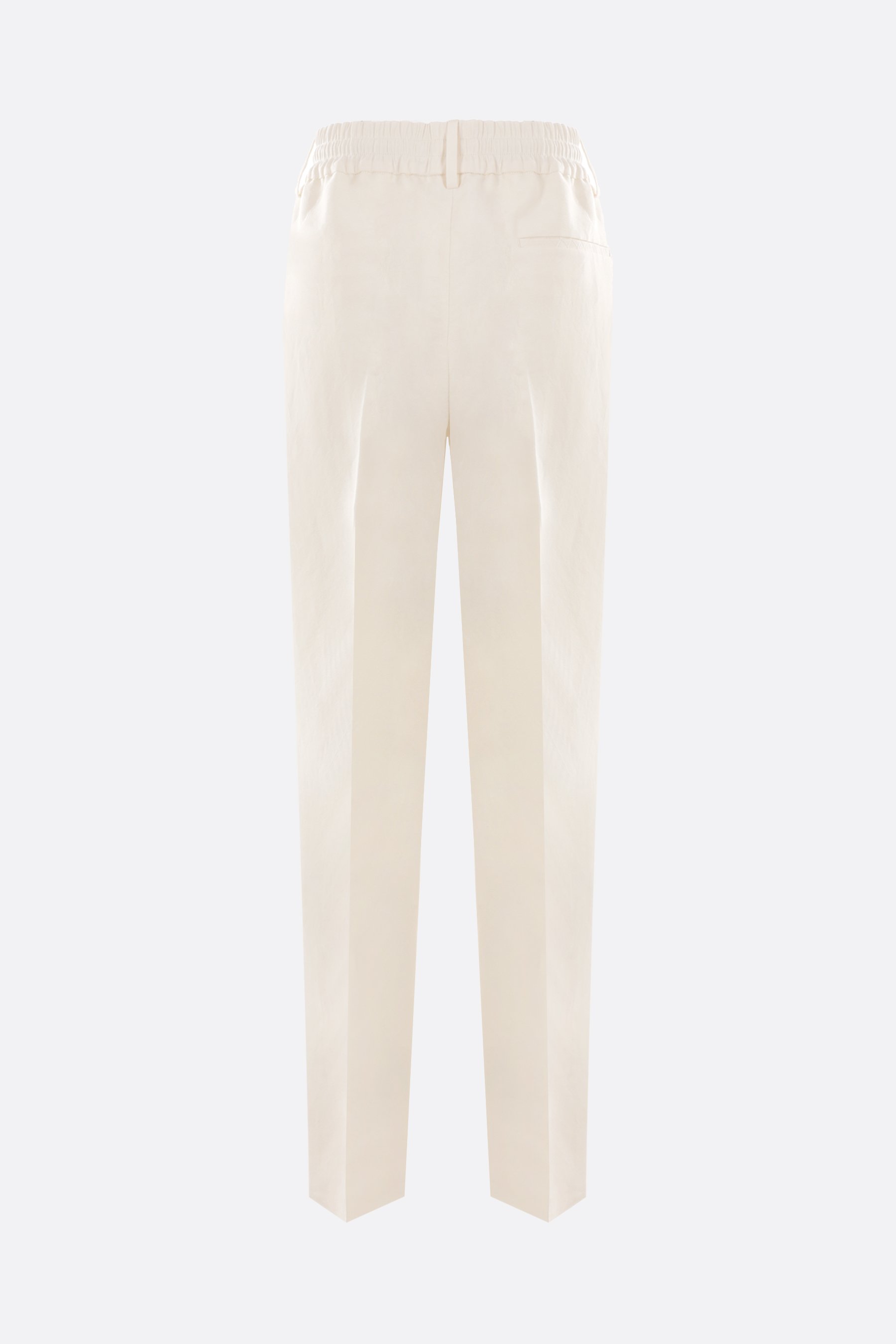 BURBERRY pantalone loose-fit in tela Offerta Pasqua