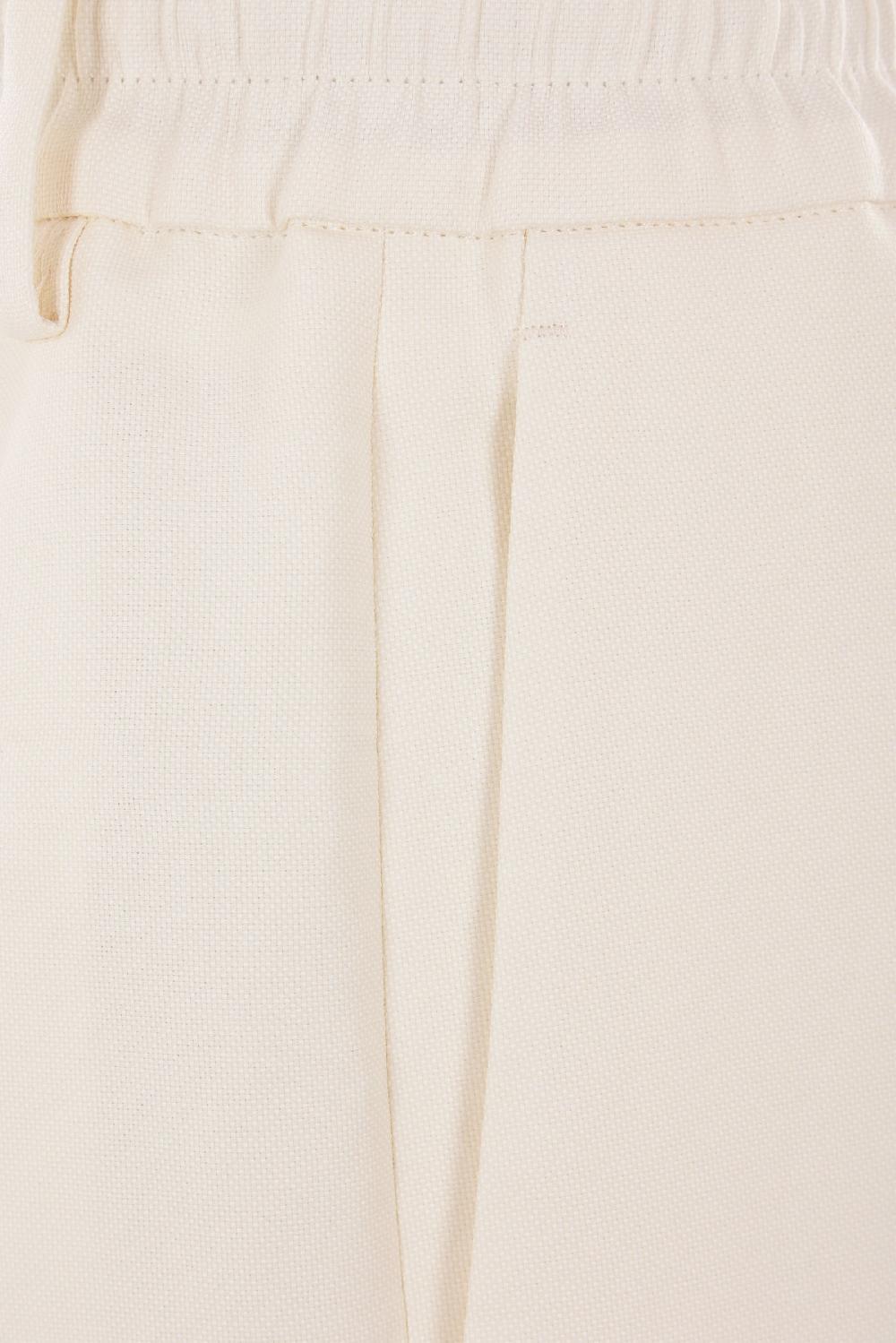 BURBERRY pantalone loose-fit in tela Offerta Pasqua