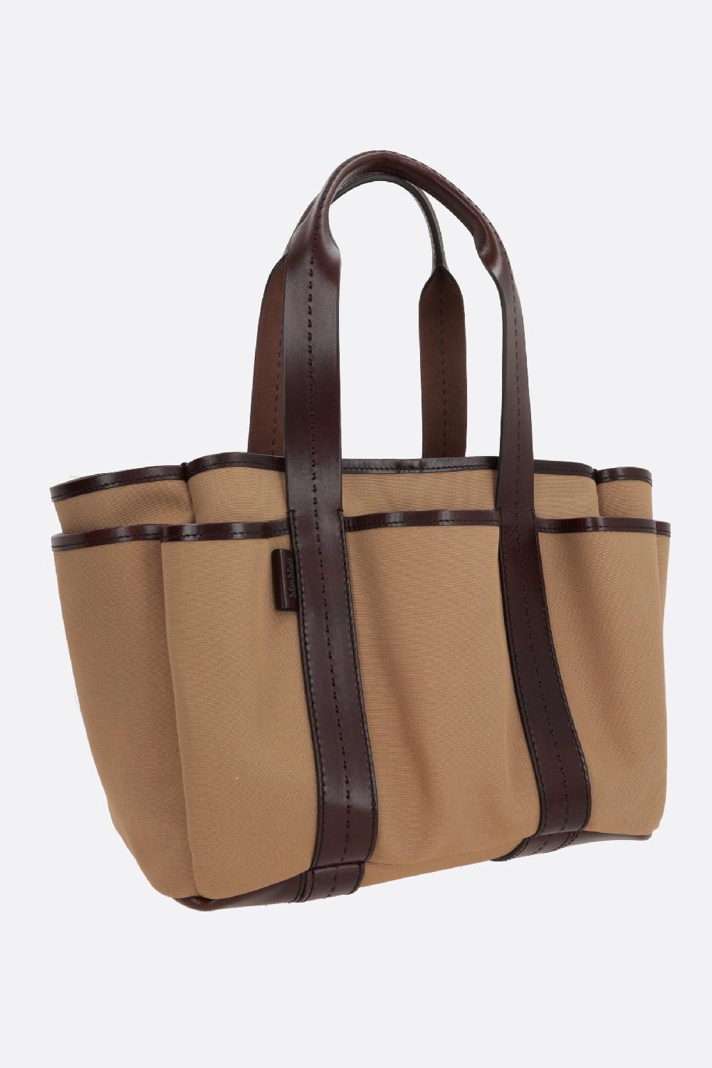 MAX MARA borsa tote Giardiniera in canvas Offerta per la Festa della Mamma