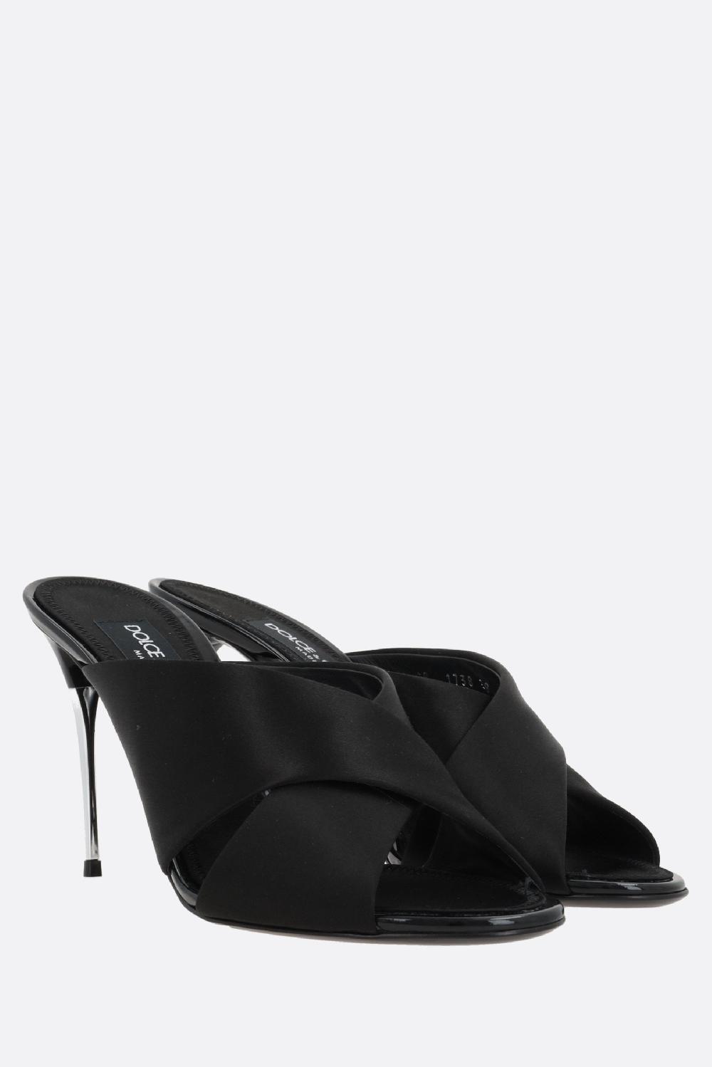 DOLCE & GABBANA sandalo mule Keira in raso Grandi sconti