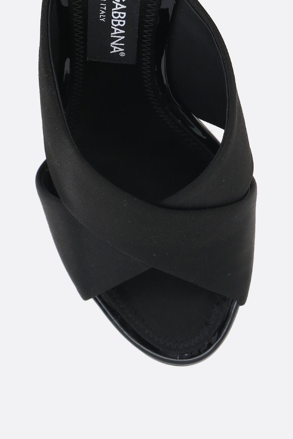 DOLCE & GABBANA sandalo mule Keira in raso Grandi sconti