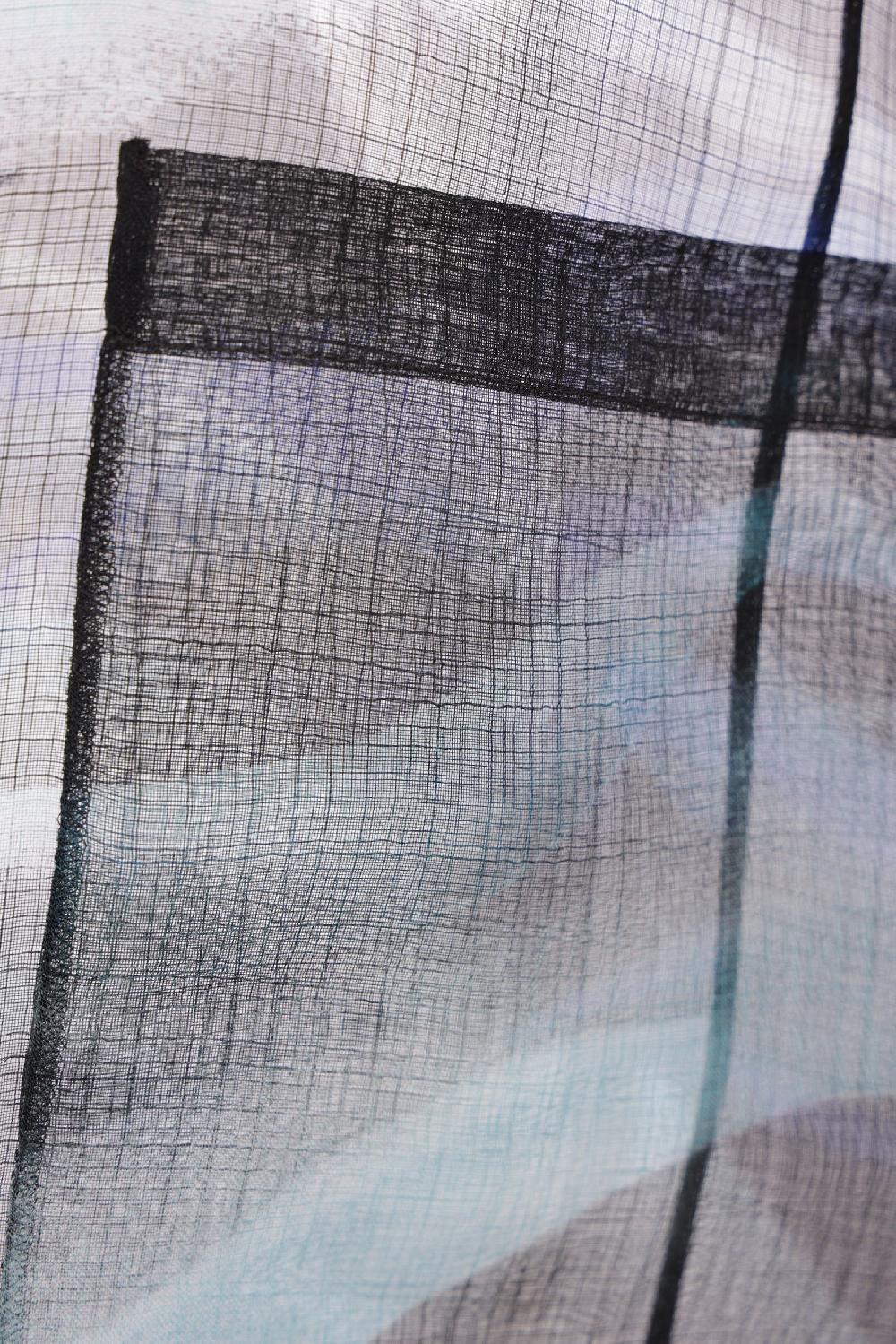 GIORGIO ARMANI giacca monopetto in organza di seta Nuovi prodotti
