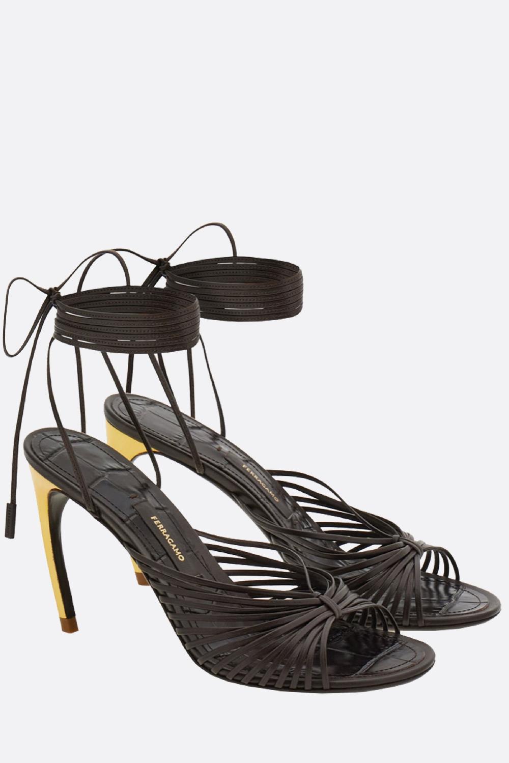 FERRAGAMO sandalo Atena in pelle liscia Enormi risparmi