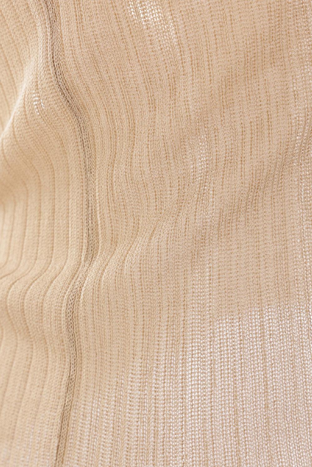 MAX MARA top smanicato Bastia in seta a costine Rilascio limitato