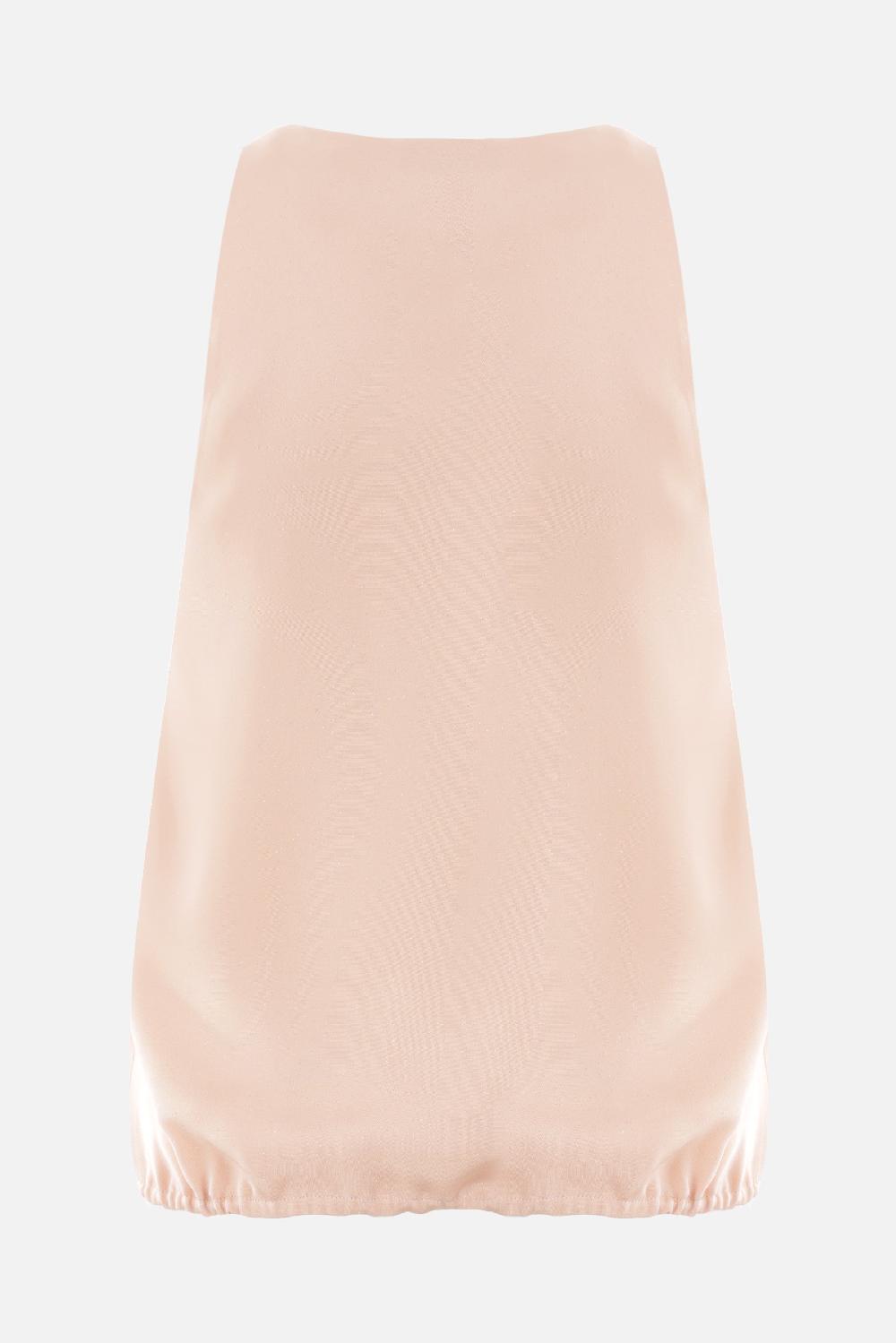 GIORGIO ARMANI top smanicato in seta marocaine glitter Latest stili