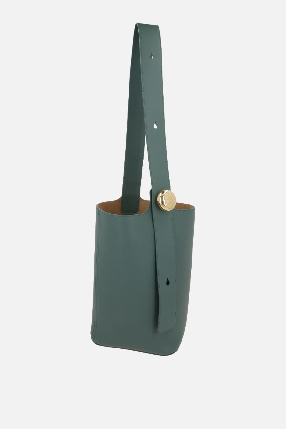 LOEWE borsa a secchiello Pebble media in pelle liscia Ultimi due giorni
