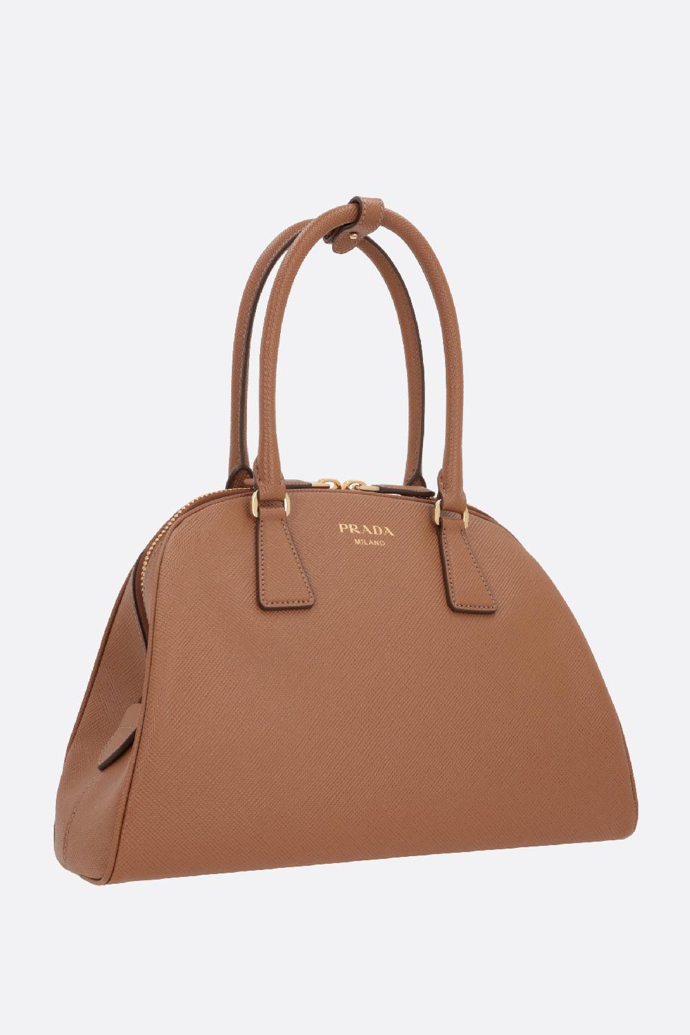 PRADA borsa a mano media in pelle Saffiano Fino al 65% di sconto