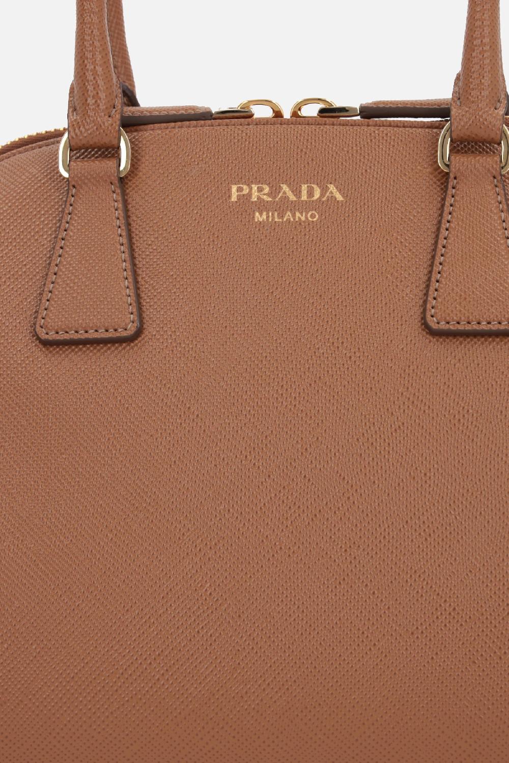 PRADA borsa a mano media in pelle Saffiano Fino al 65% di sconto