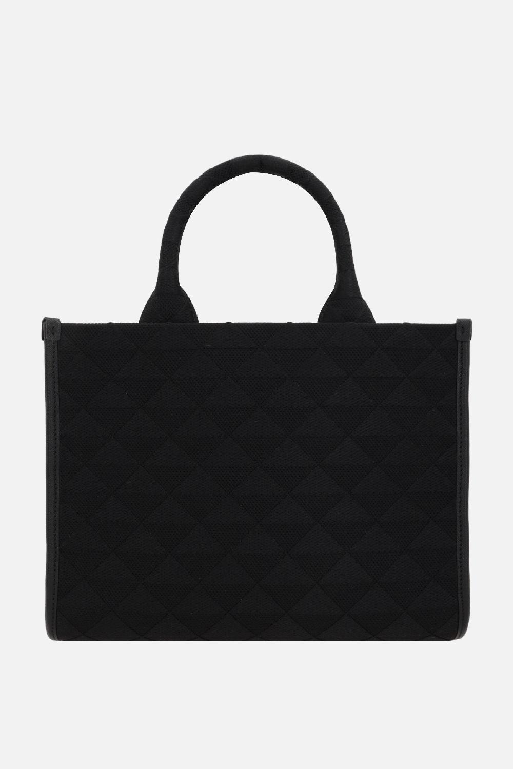 PRADA borsa tote Prada Symbole small in jacquard Sostegno trimestrale