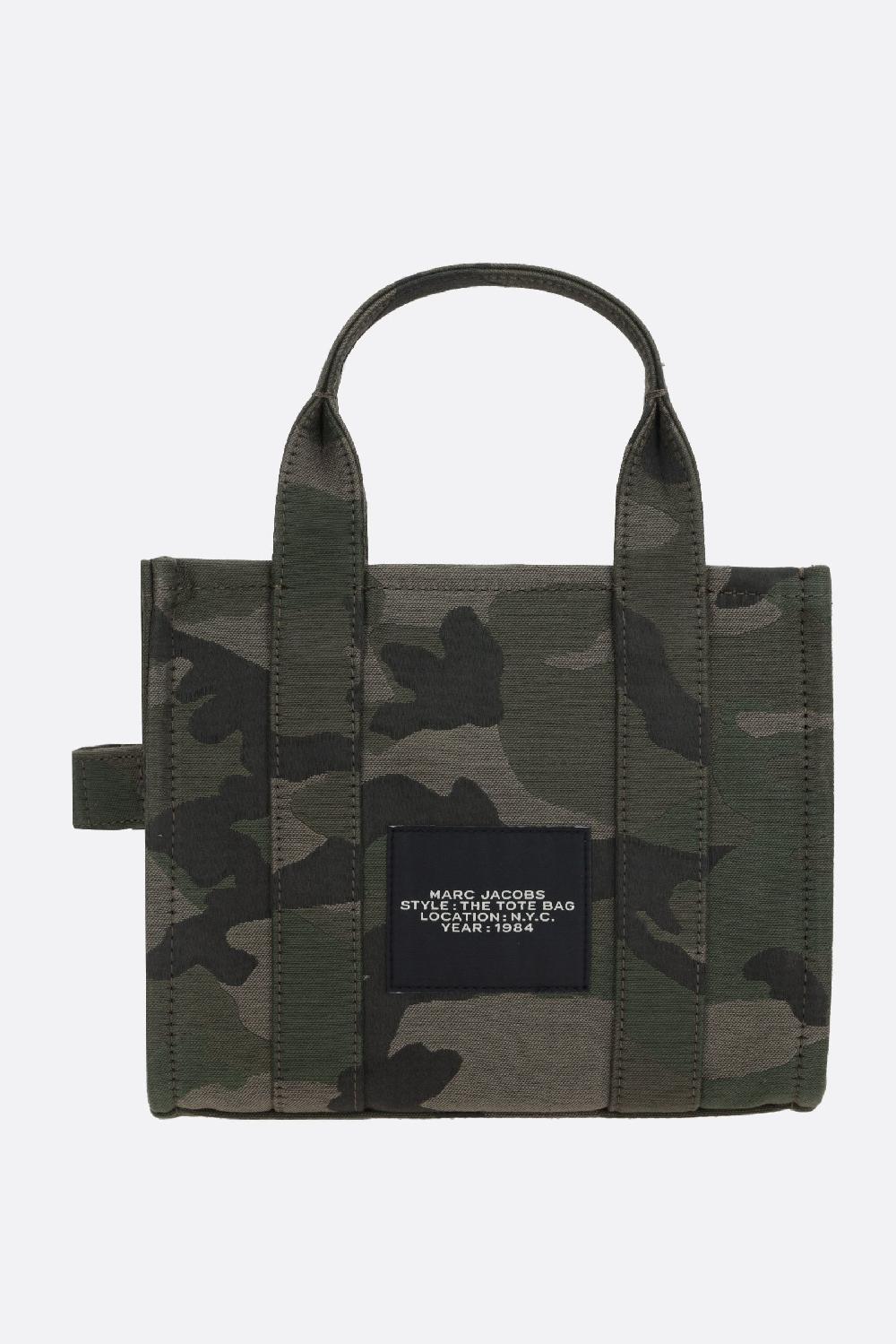MARC JACOBS borsa tote The Camo Jacquard Small in canvas Solo un giorno rimasto
