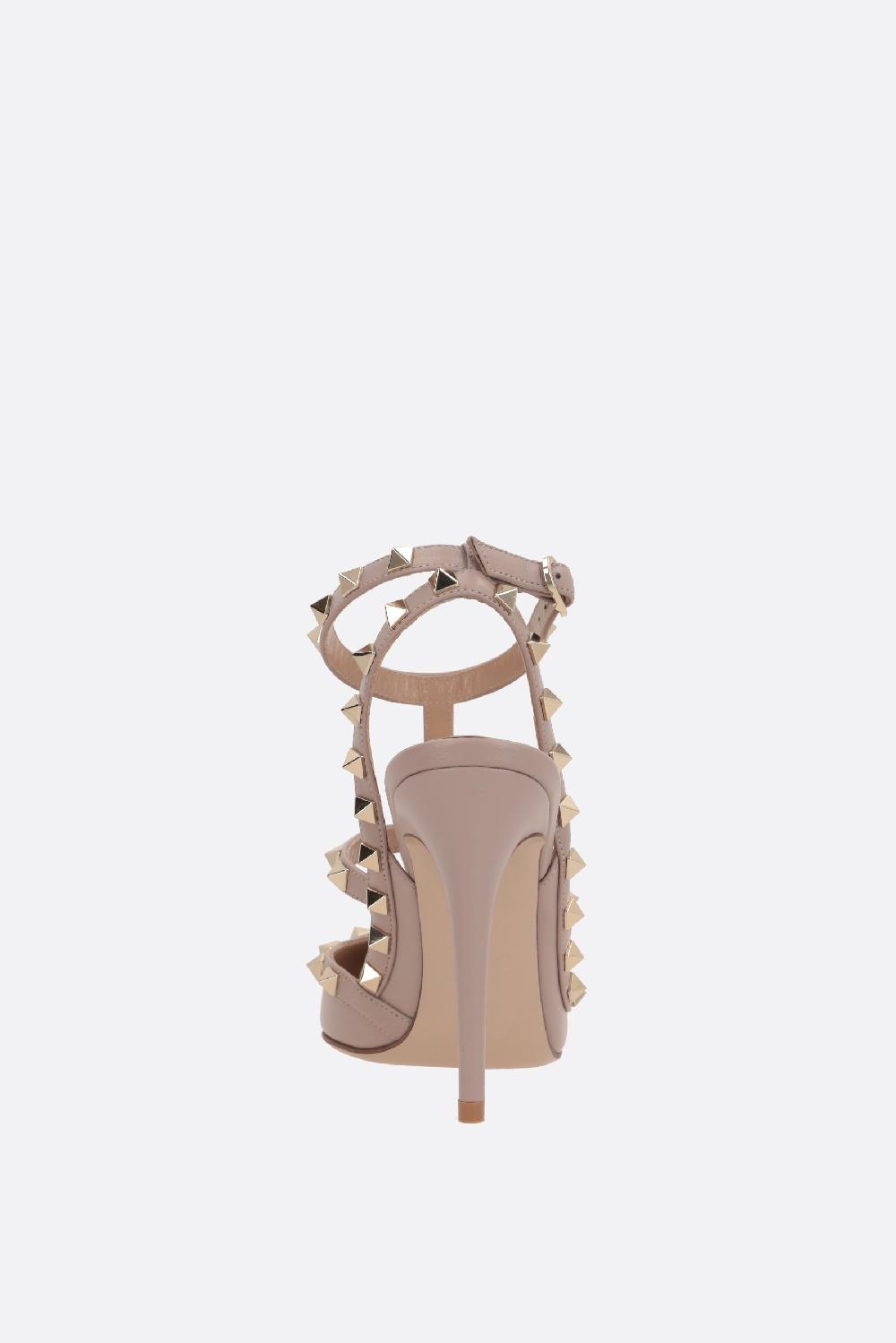 VALENTINO GARAVANI slingback Rockstud in pelle liscia Trasporto libero internazionale
