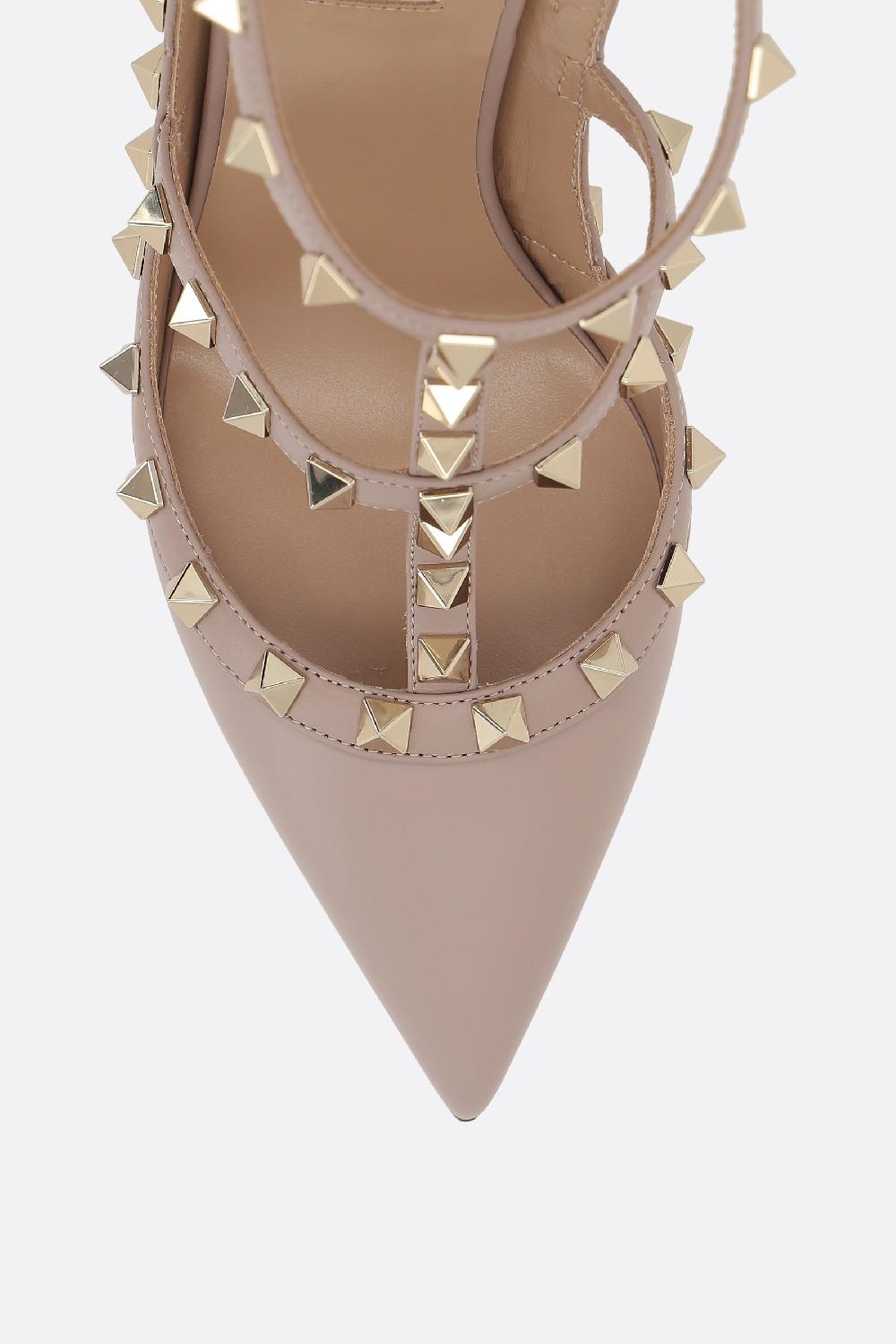 VALENTINO GARAVANI slingback Rockstud in pelle liscia Trasporto libero internazionale