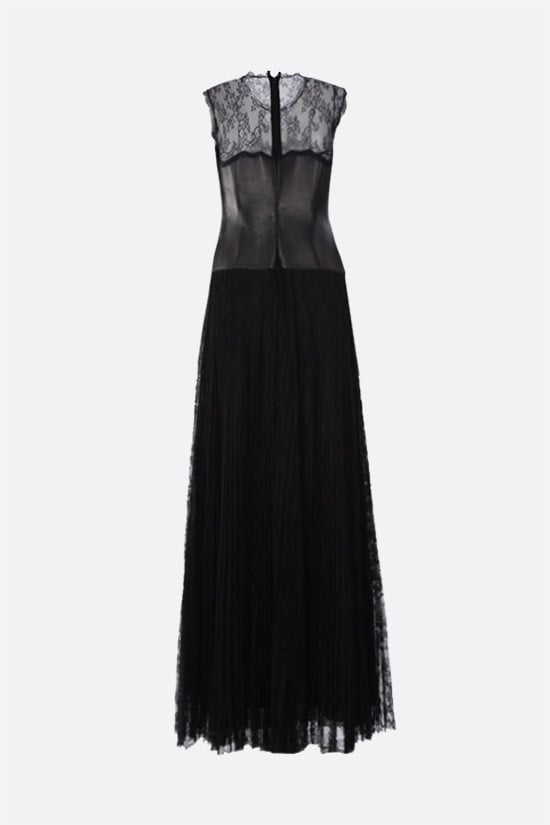 VALENTINO WOMAN abito da sera in pizzo e nappa Novità