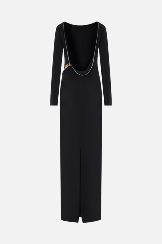 TOM FORD abito da sera in crepe con macro zip Economico