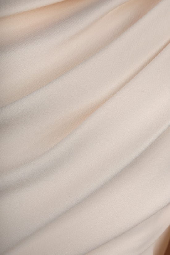 TOM FORD abito con cappa in crepe di seta Online