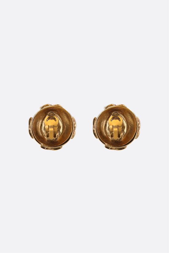 CHANEL VINTAGE WOMAN orecchini in metallo con pietra Hotsell