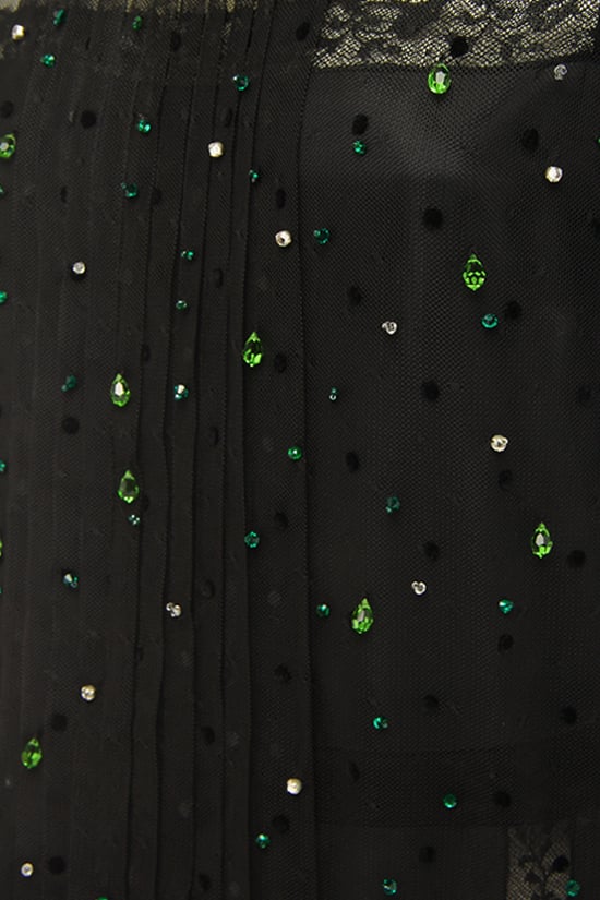 PRADA abito in tulle plumetis e organza Vendita Calda
