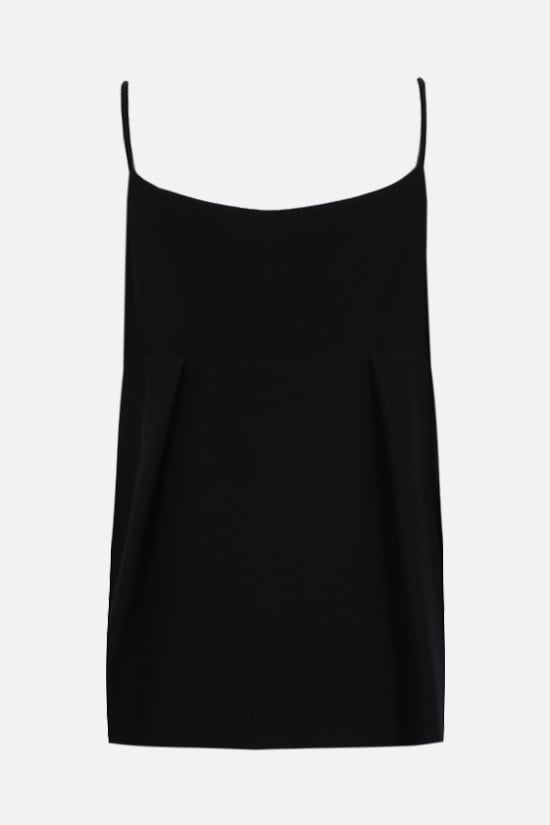 PRADA top in cady con patch gioiello Saldi Di Fabbrica