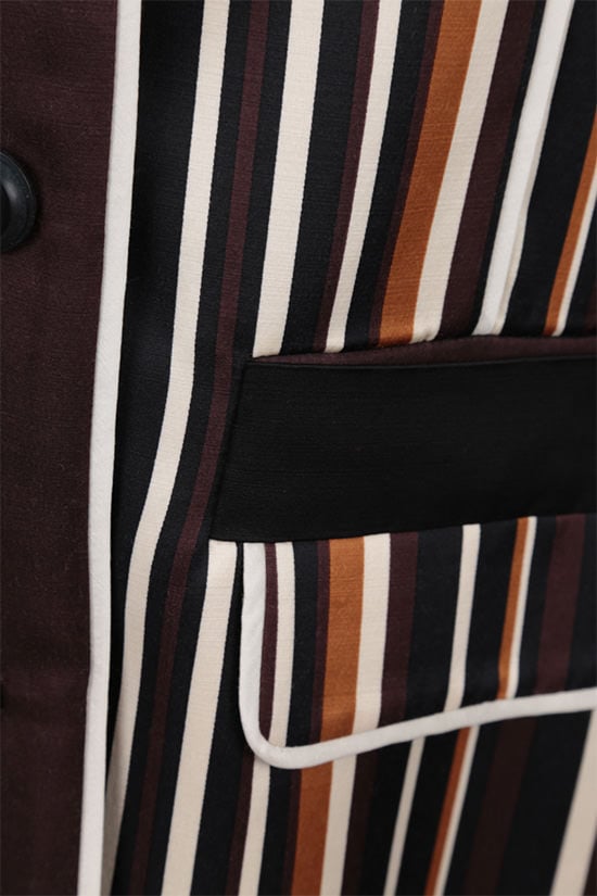 PRADA soprabito in radzmire a righe Moda