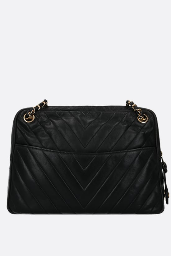 CHANEL VINTAGE WOMAN borsa a spalla in pelle matelassé Comprare a buon mercato