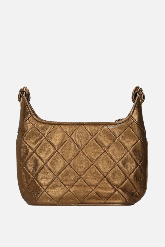 CHANEL VINTAGE WOMAN borsa a spalla in pelle matelassé con dettaglio Doppia C Grande vendita