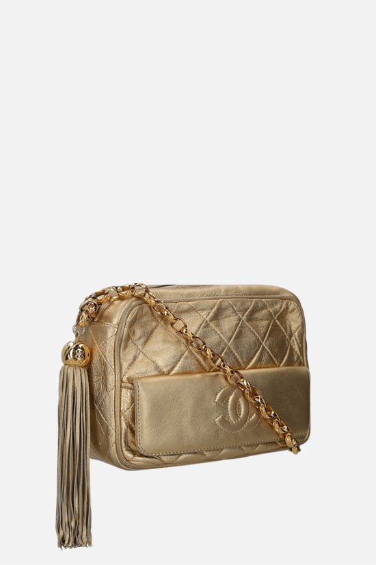 CHANEL VINTAGE WOMAN borsa a spalla in pelle matelassé Flash Sale