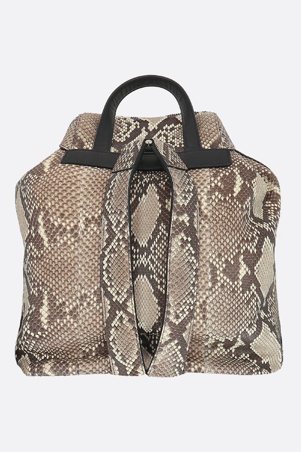 PRADA zaino small in pitone Offerta esclusiva