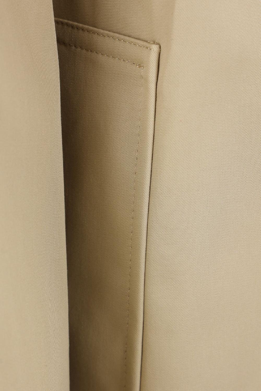 BURBERRY soprabito monopetto in gabardine Offerta San Valentino