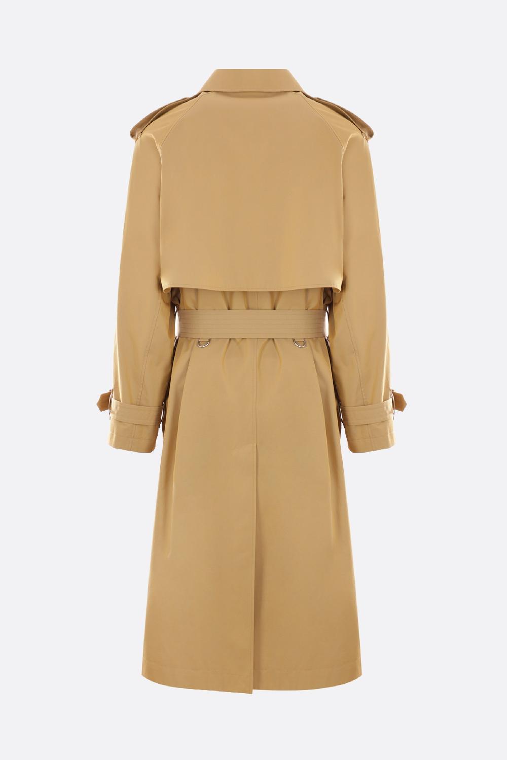 BURBERRY trench doppiopetto in gabardine Offerta migliore