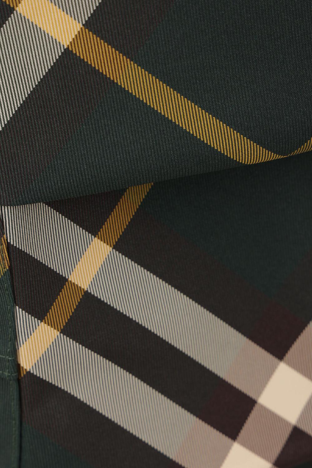 BURBERRY pantalone in twill Check Latest fashion