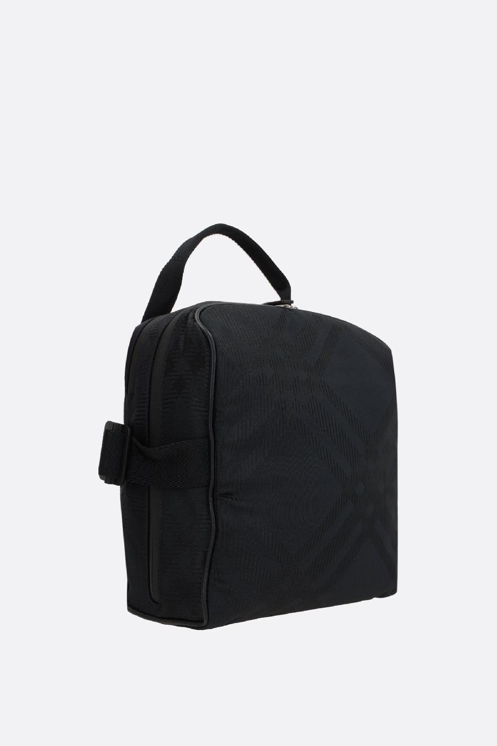 BURBERRY borsa a tracolla in jacquard Check Offerte esclusive