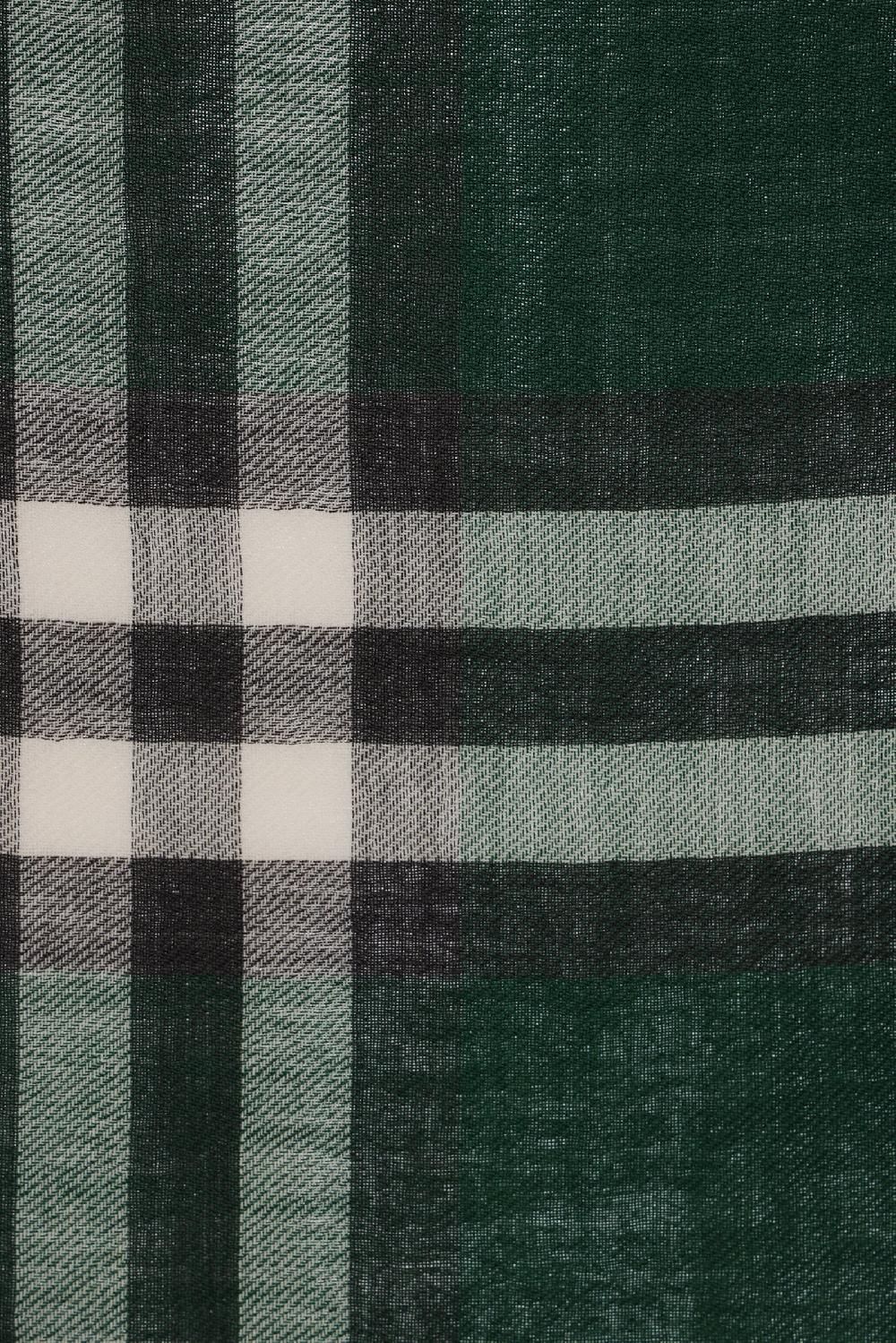 BURBERRY sciarpa in lana Check Offerte giornaliere