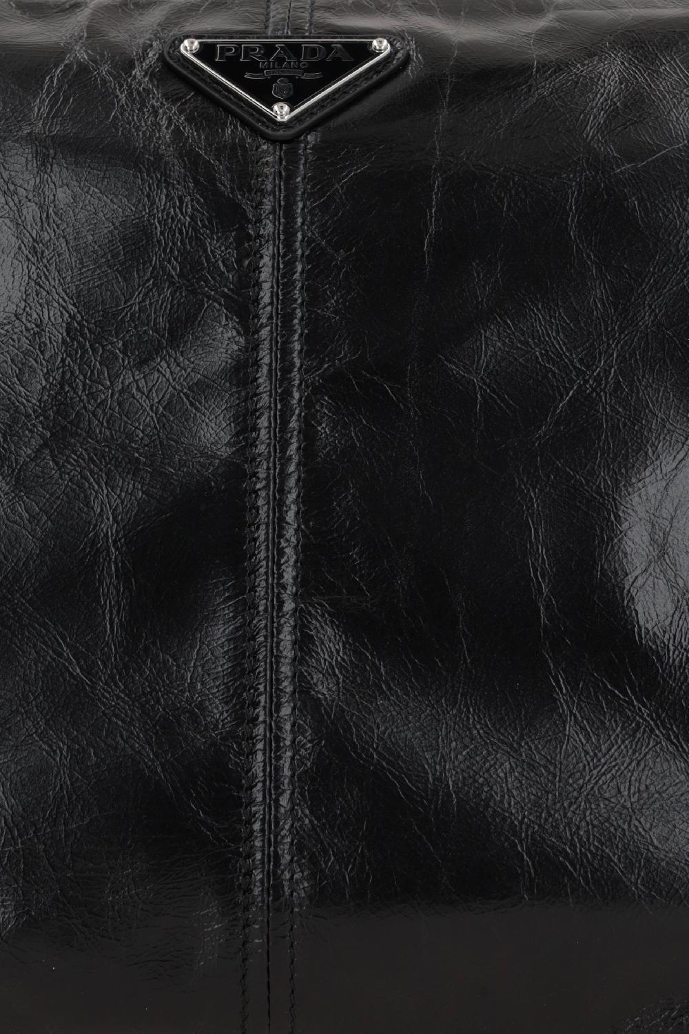 PRADA borsa messenger in pelle Soft Lux Enormi sconti