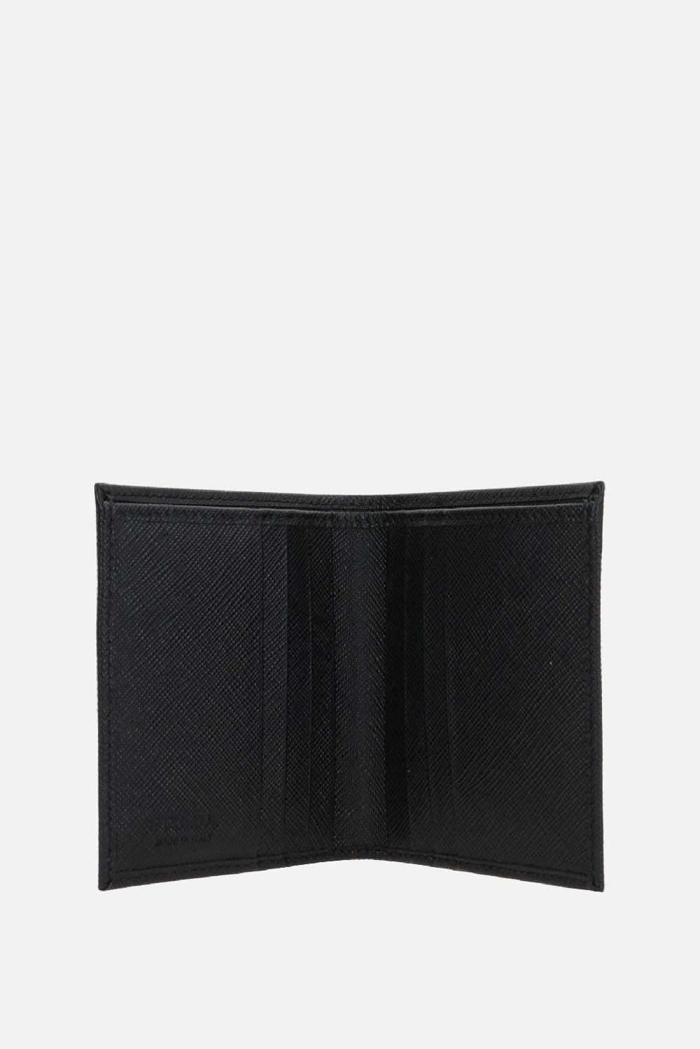 PRADA portafogli verticale in pelle Saffiano Black Friday Prezzi