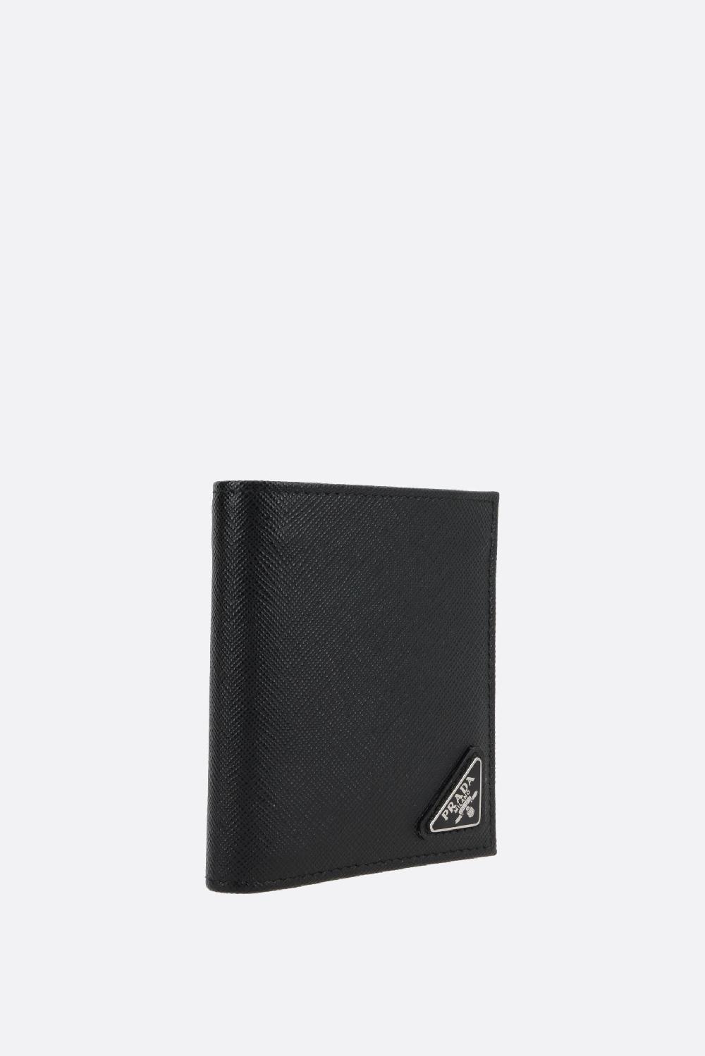 PRADA portafogli verticale in pelle Saffiano Black Friday Prezzi