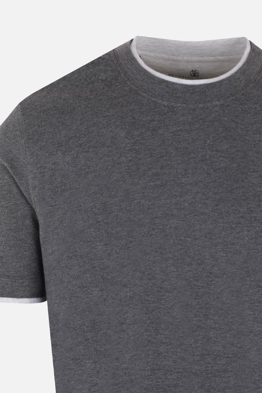 BRUNELLO CUCINELLI t-shirt in cotone Pezzi Unici