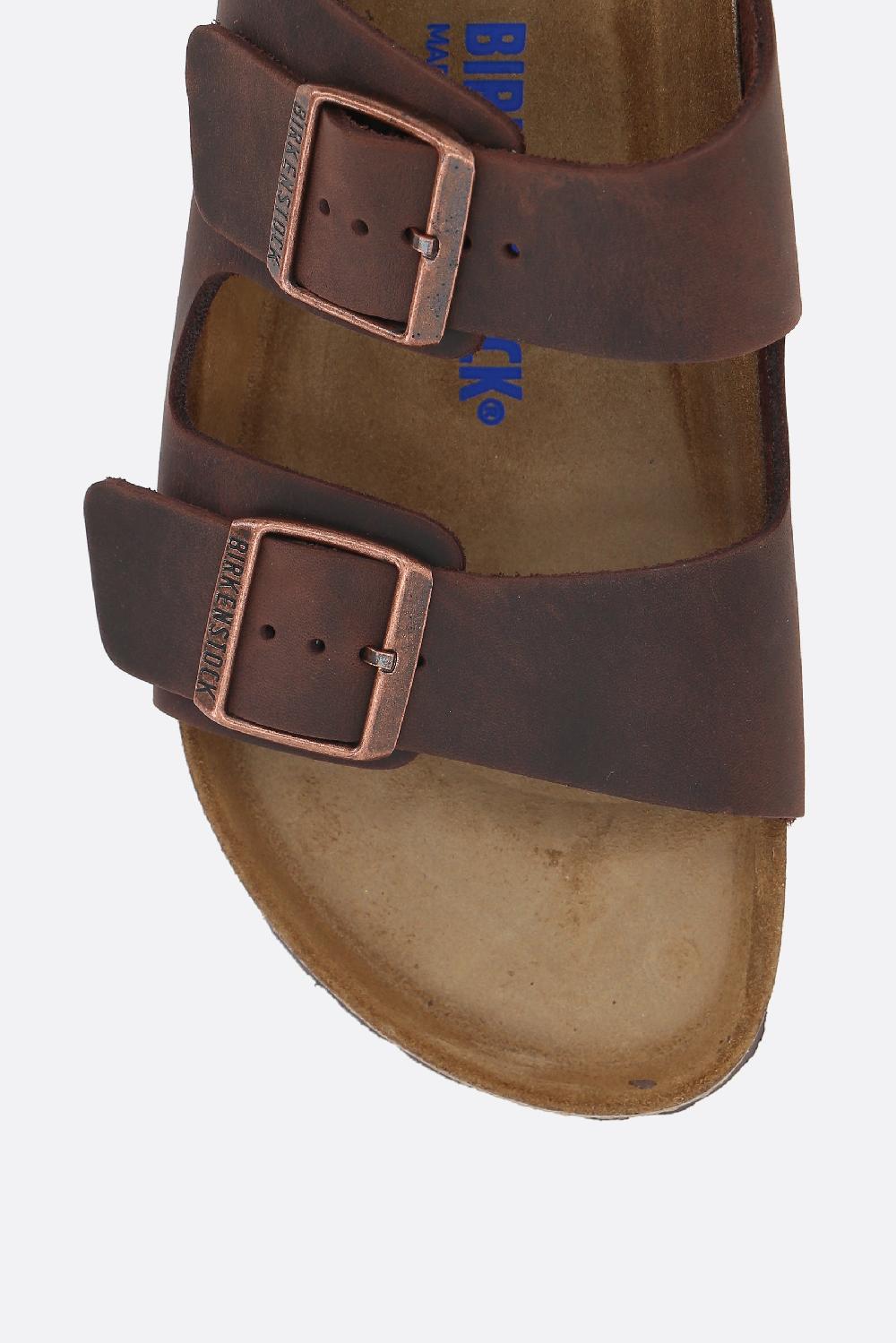 BIRKENSTOCK sandalo flat Arizona BS in pelle oliata (Narrow Fit) Acquista Ora