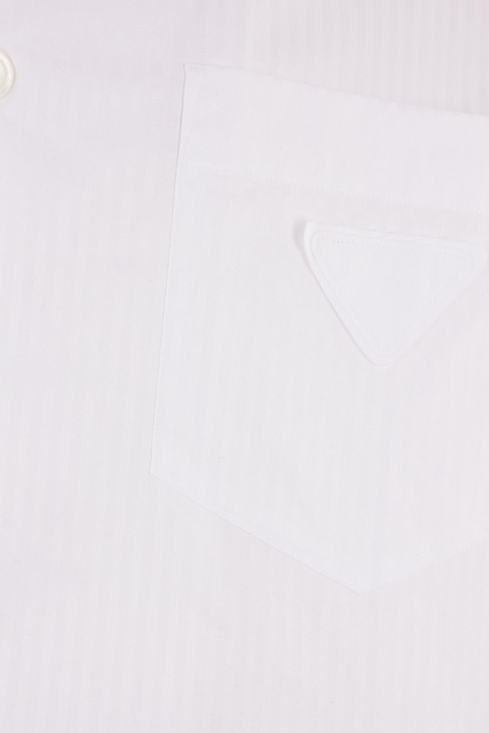 PRADA camicia bowling in cotone a righe Promozione Limitata