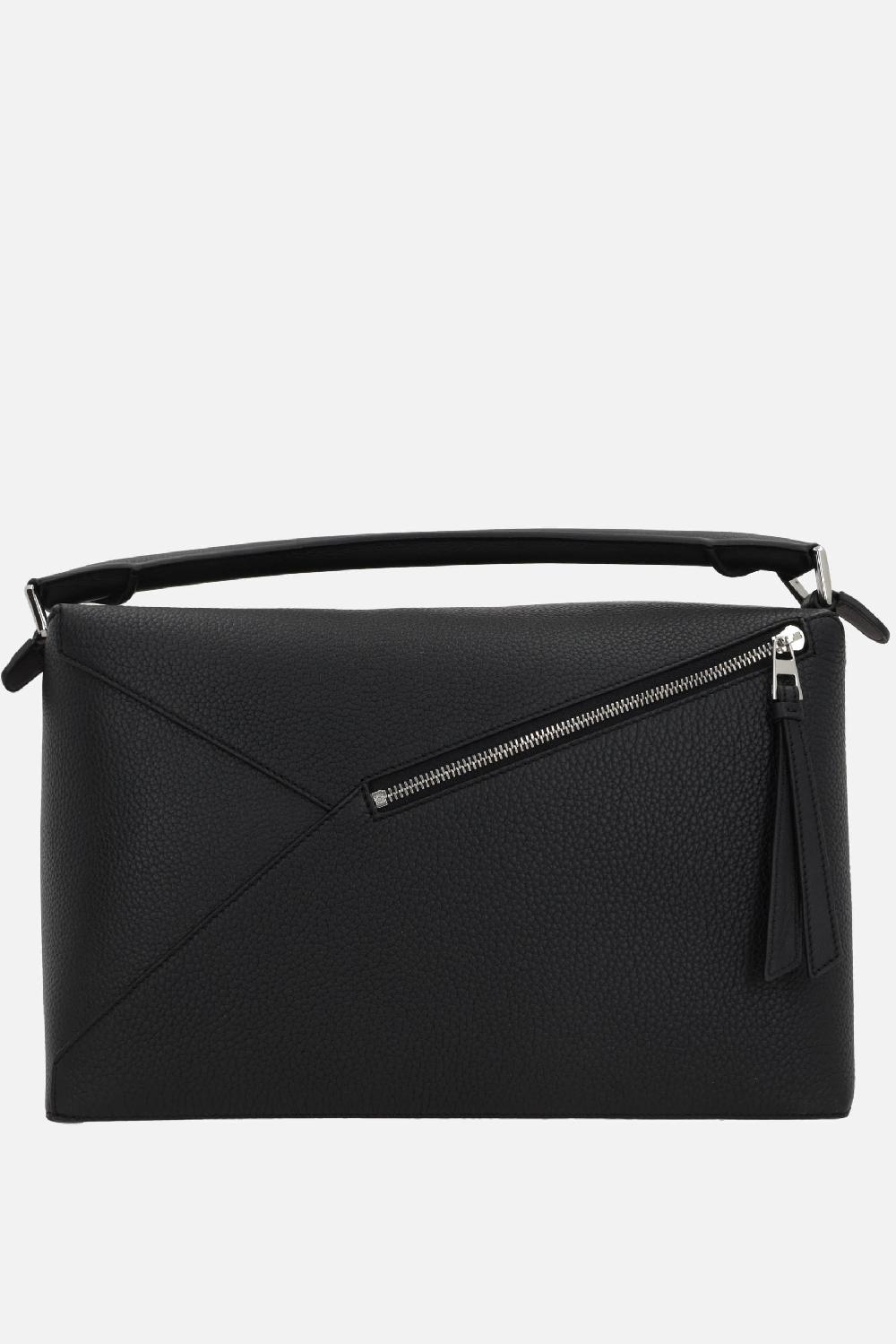 LOEWE borsa a mano Puzzle large in pelle martellata Fino Al -60%