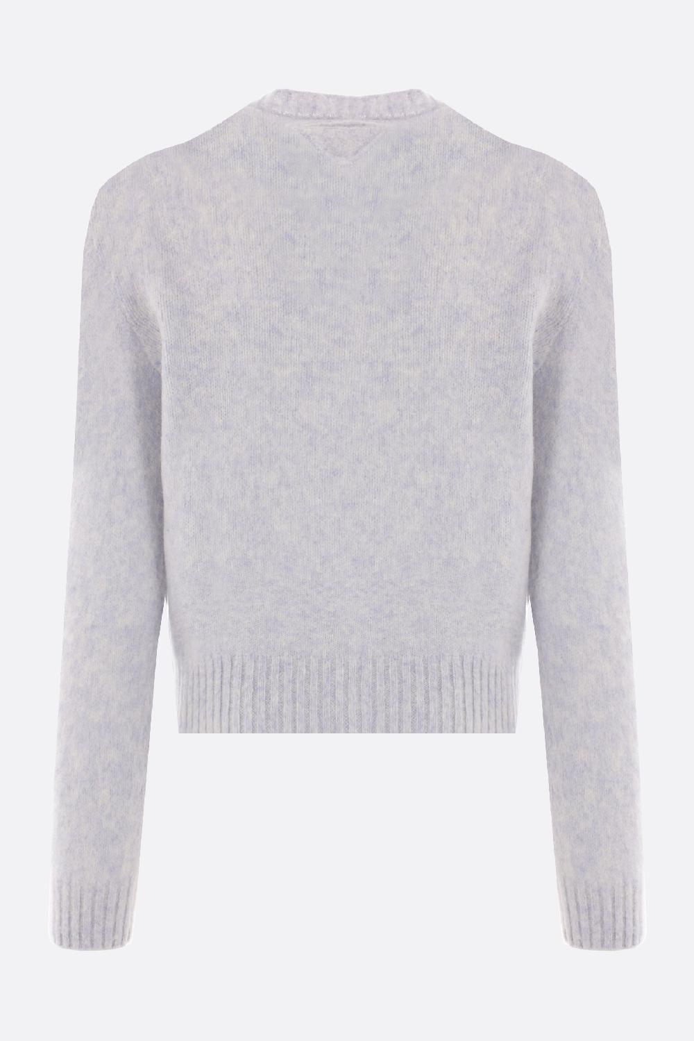 PRADA pullover in lana Shetland Sconto