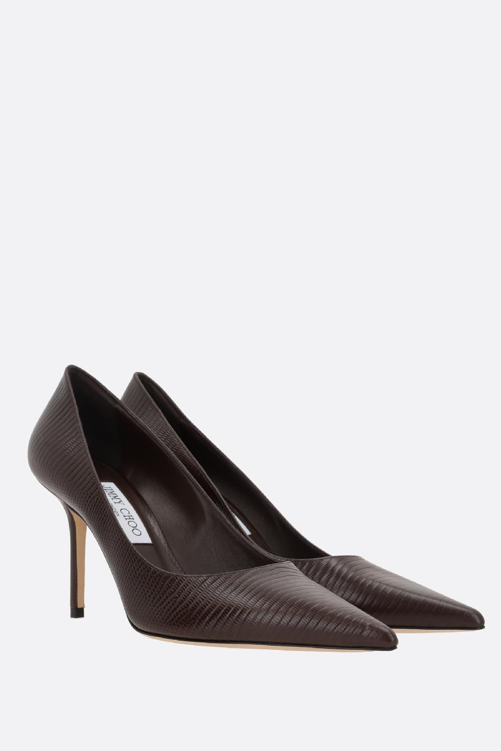JIMMY CHOO décolleté Love in pelle stampa lucertola Outlet