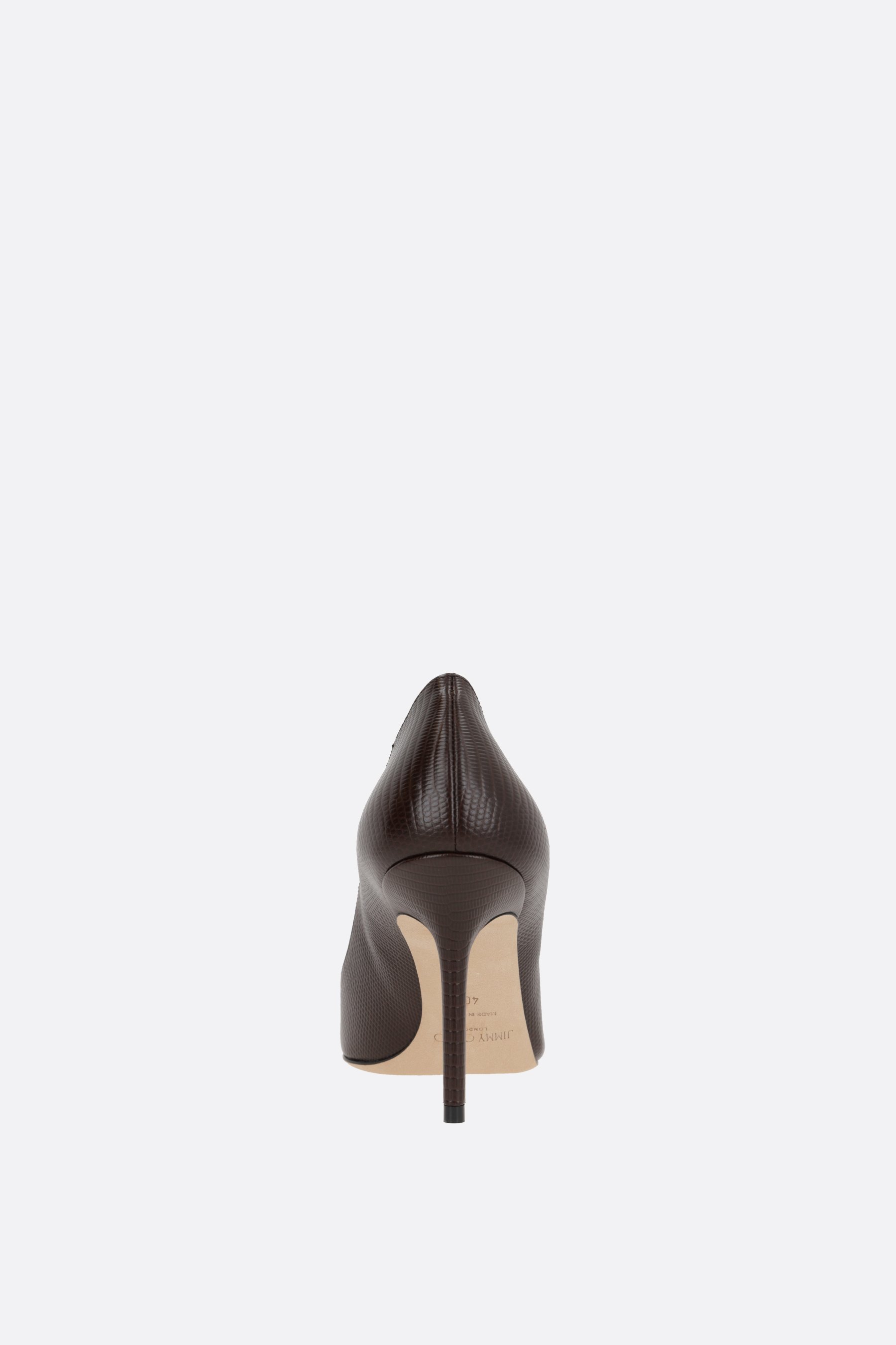 JIMMY CHOO décolleté Love in pelle stampa lucertola Outlet