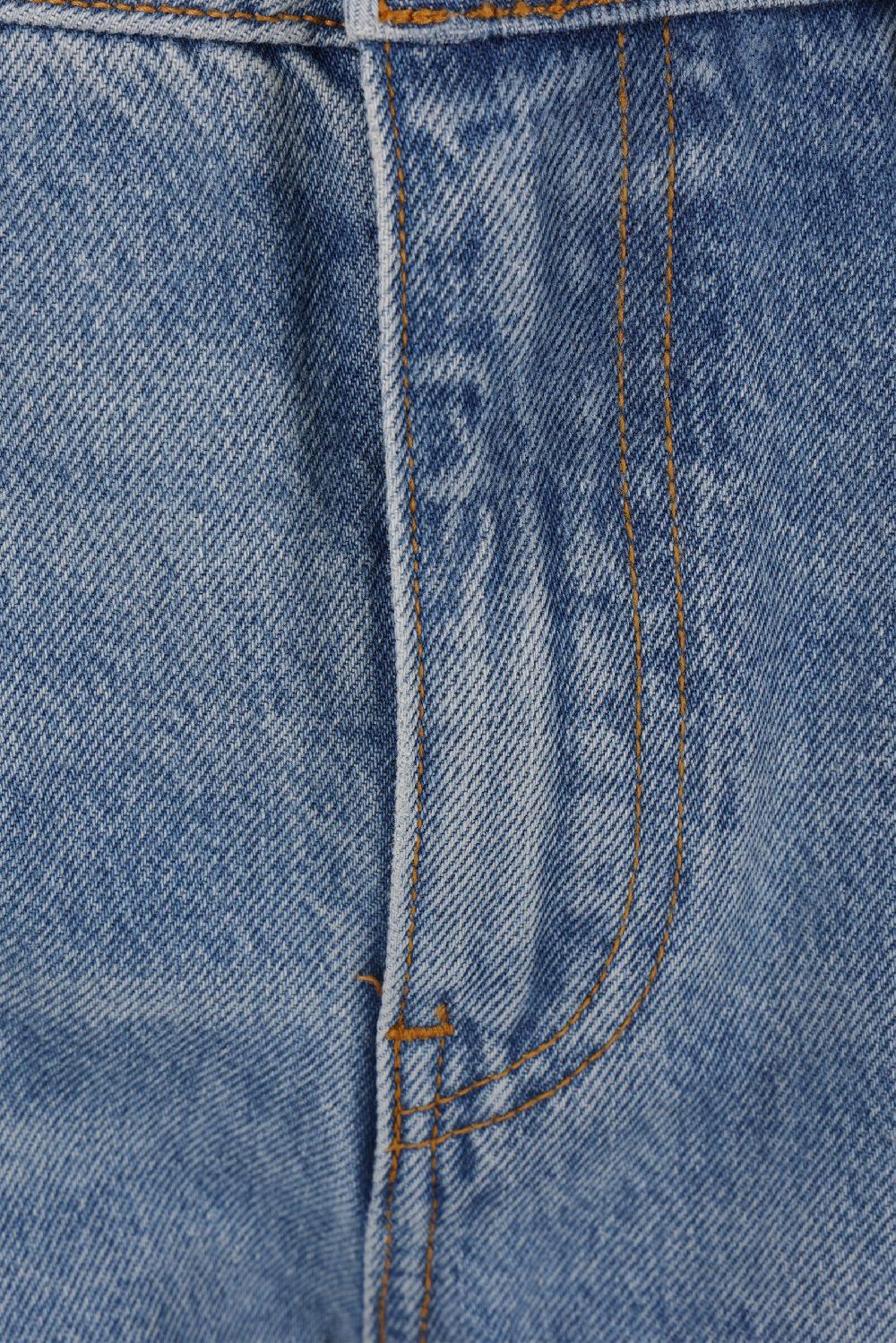ALEXANDER WANG jeans in denim con fascia pointelle In Vendita