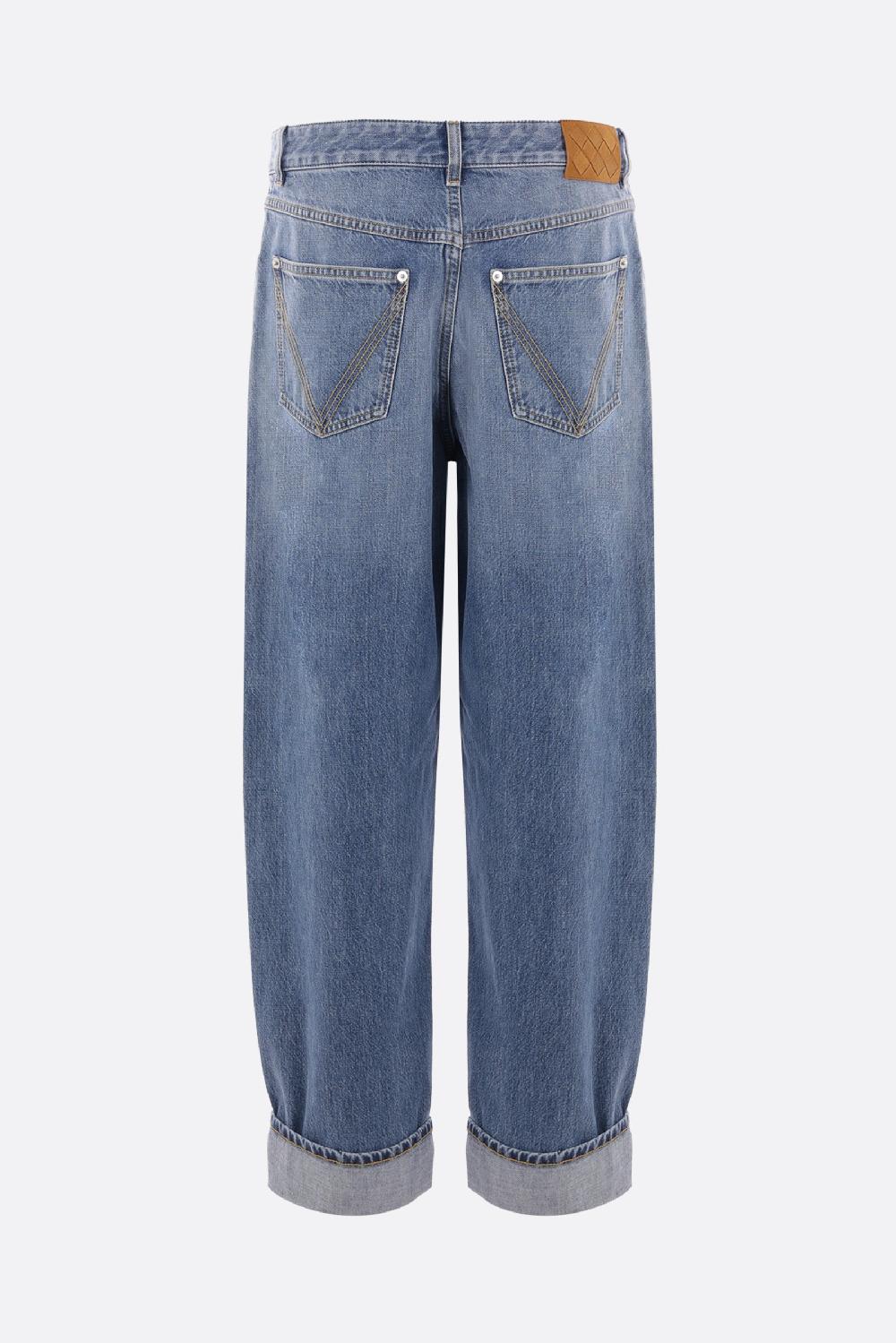 BOTTEGA VENETA jeans in denim con risvolto Hotsell
