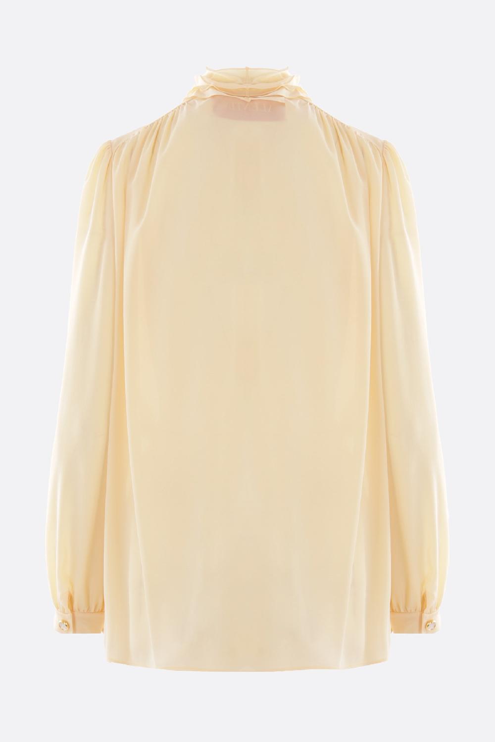 VALENTINO GARAVANI camicia in Crepe De Chine Vendita Calda