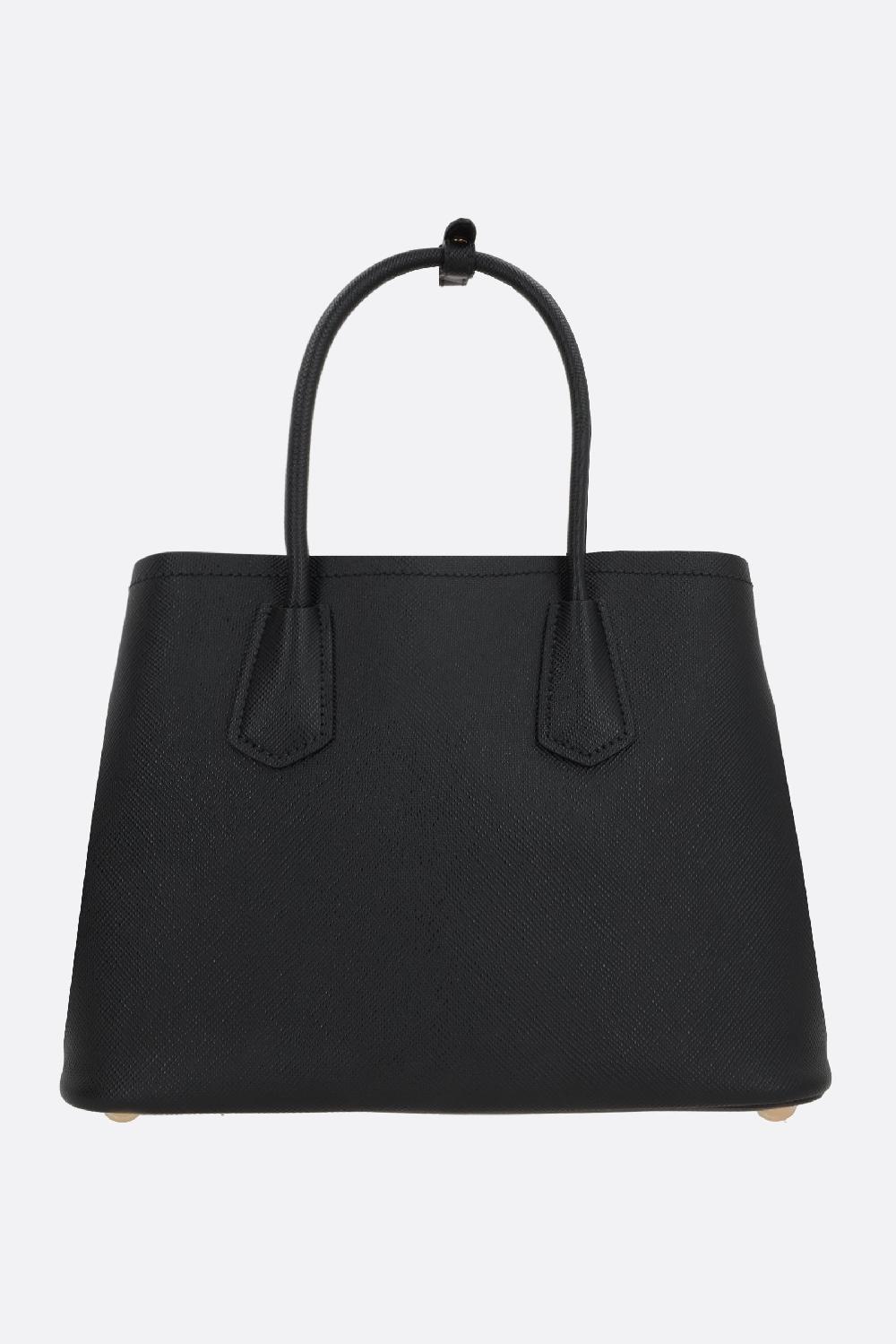 PRADA borsa a mano Prada Double small in pelle Saffiano Negozio