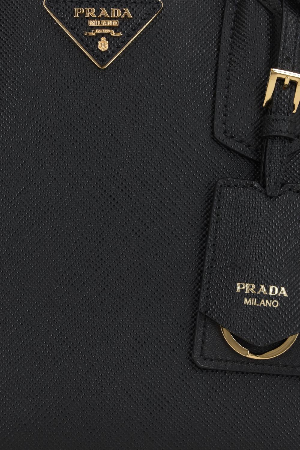 PRADA borsa a mano Prada Double small in pelle Saffiano Negozio