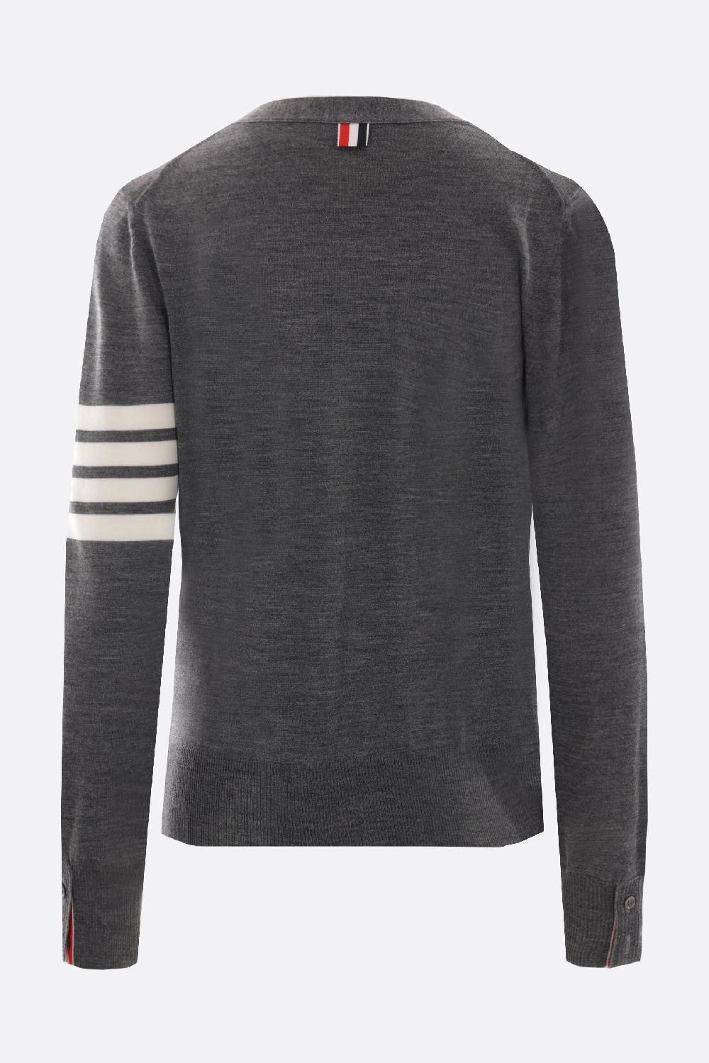 THOM BROWNE cardigan in lana Spedizione gratuita