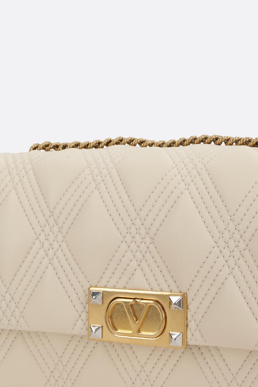VALENTINO GARAVANI borsa a spalla Quiltie 67 media in nappa matelassé Comprare a buon mercato